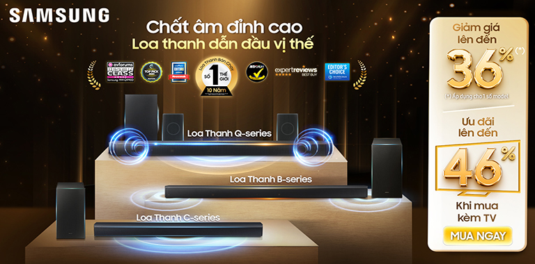 LOA THANH SAMSUNG ƯU ĐÃI ĐẾN 46%