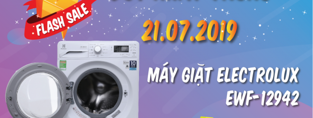 [FLASHSALE21072019] Máy Giặt Cửa Ngang Inverter Electrolux EWF12942 (9kg)